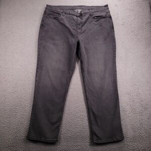 LL BEAN Jean Mens Size 42x28 BeanFlex Classic Straight Faded Black Stretch Denim